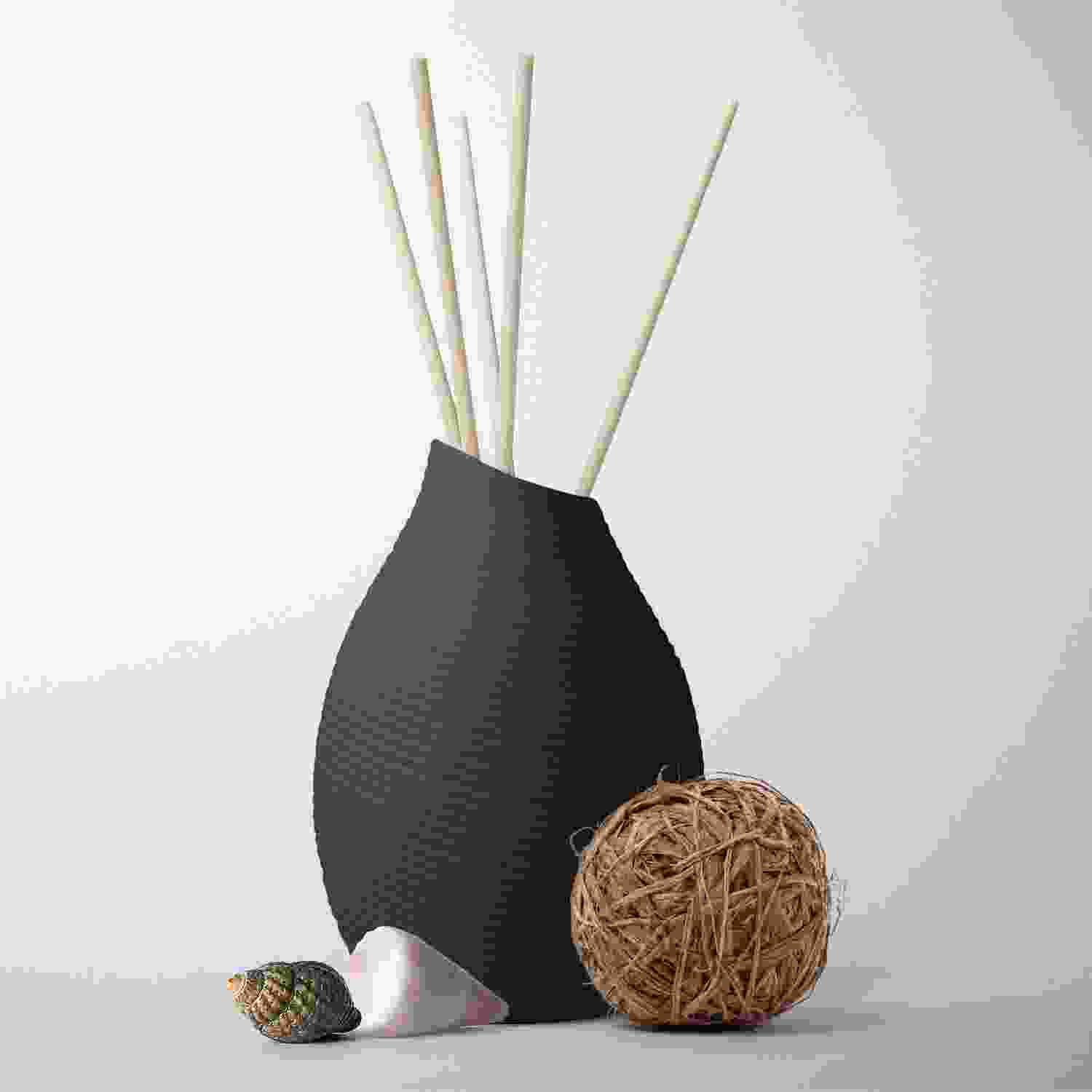 Black Vase Decor Susan Horwell